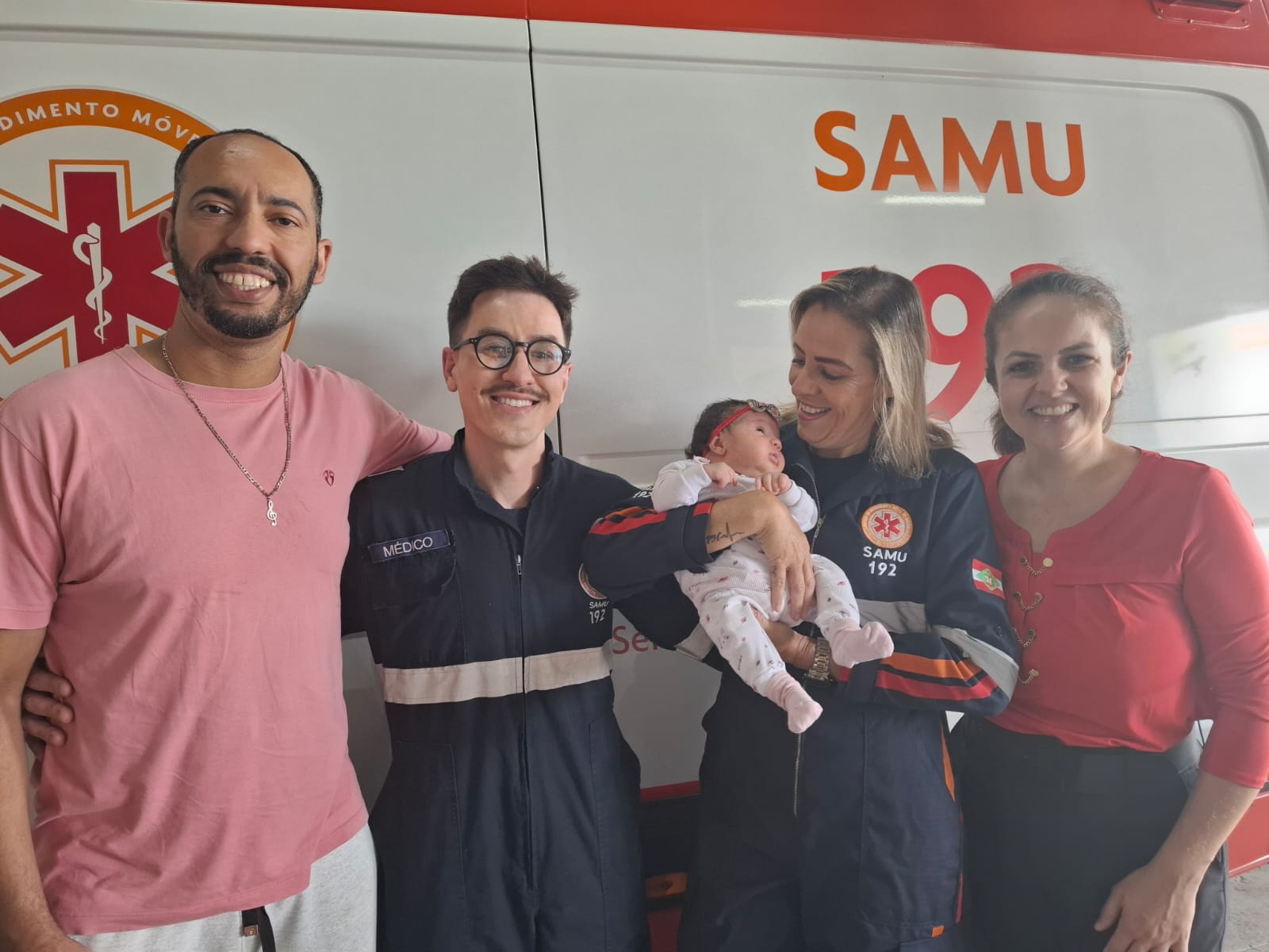 SAMU socorre bebê que teve um engasgo e alerta para a importância de saber agir nessas situações