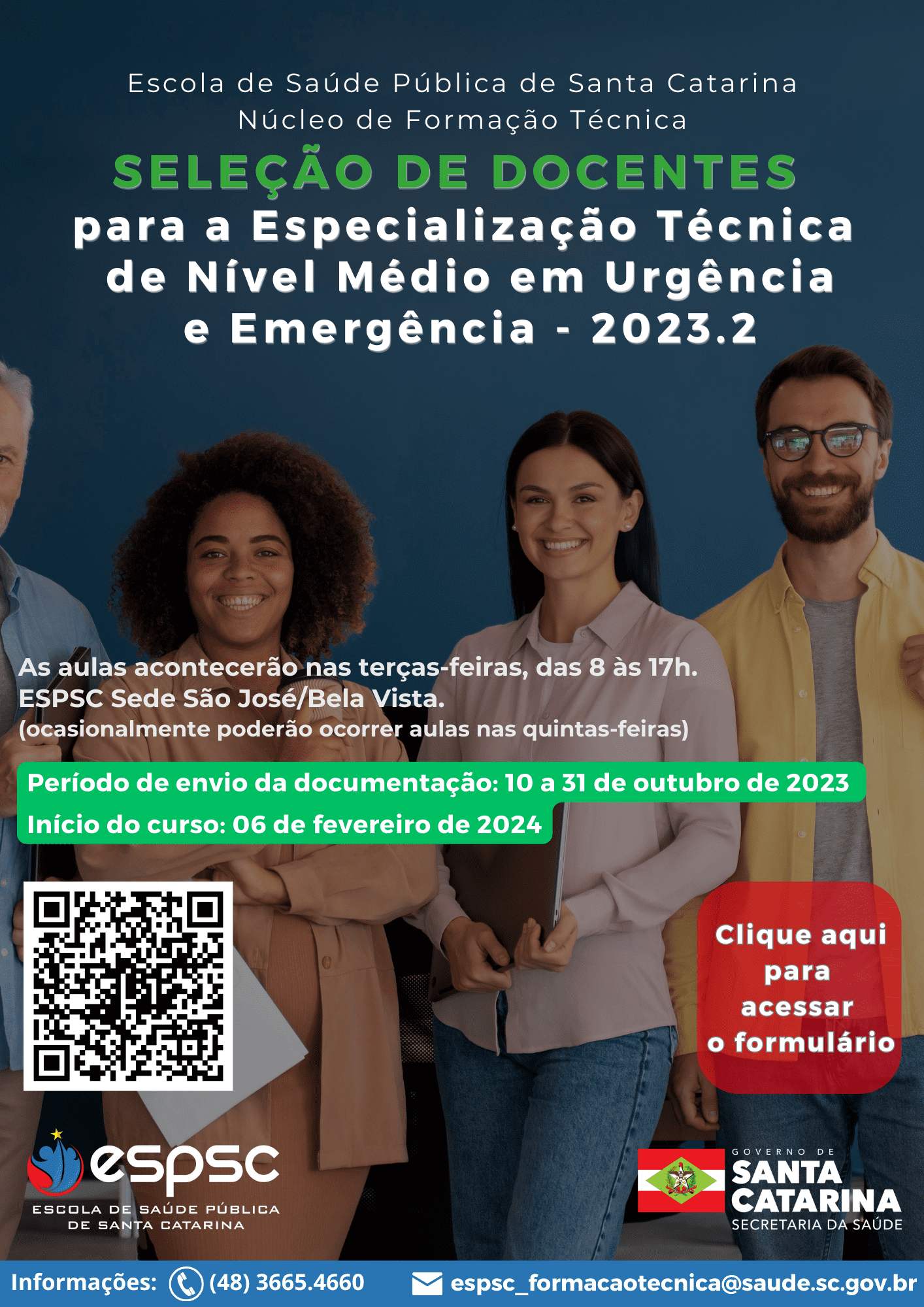 FLYER CURSO SELEÇÃO DOCENTESência e Emergência